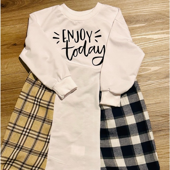 Plaid Dress- Size 6-7 - Picture 1 of 4